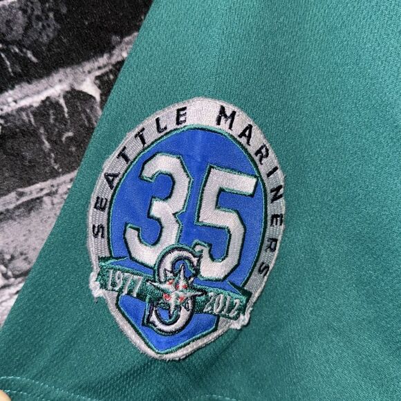 Majestic Ken Griffey Jr Seattle Mariners 35th Anniversary Jersey sz50 - Picture 3 of 5